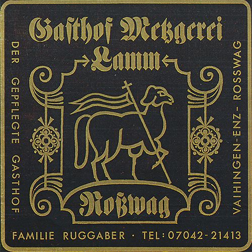 Bierdeckel "Lamm"